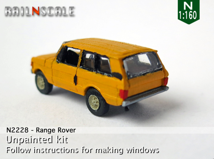 Range Rover (N 1:160) 3d printed