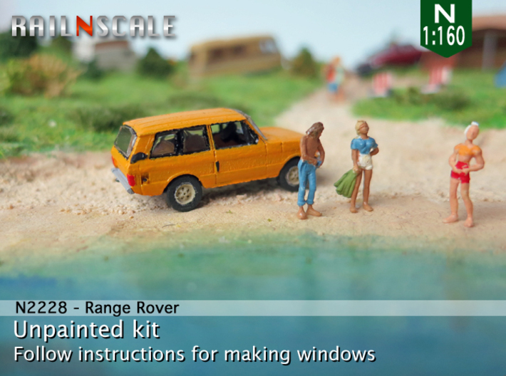 Range Rover (N 1:160) 3d printed 