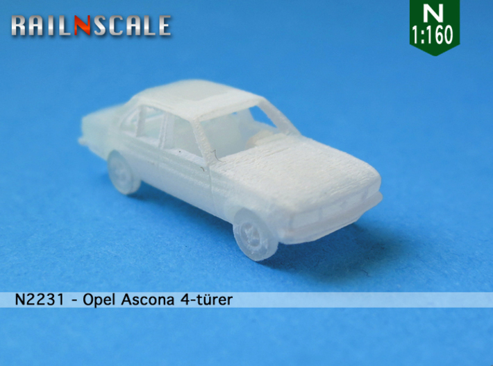 Opel Ascona 4-türer (N 1:160) 3d printed 