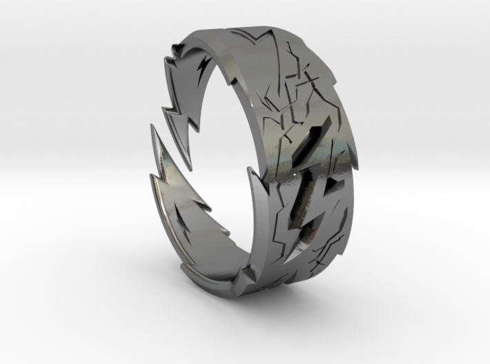 Power : Zeus Ring Size 9 3d printed