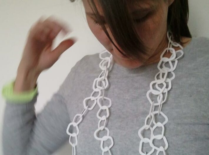 Infinity Butterfly Necklace 3d printed