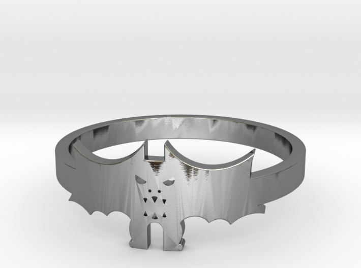 [Halloween] Bat ring 3d printed