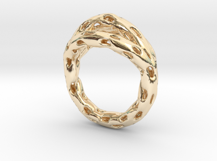 Goldmine Ring 3d printed 