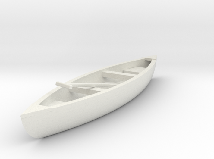 Canoe - HO 87:1 Scale 3d printed