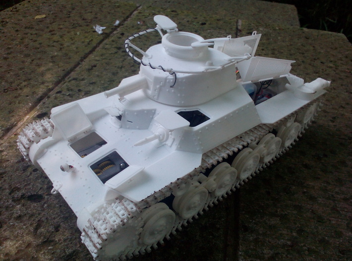 1:16scale TYPE97 TANK  All Hatches V1.2 3d printed 