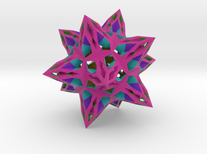 complex stellate icosahedron benign transposition 3d printed