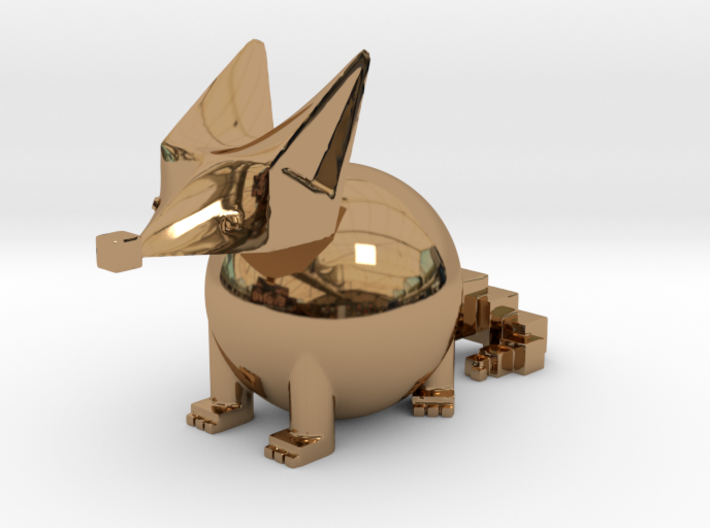 PRIMITIVE SHAPES FOX 2-IN Hollow Version 3d printed