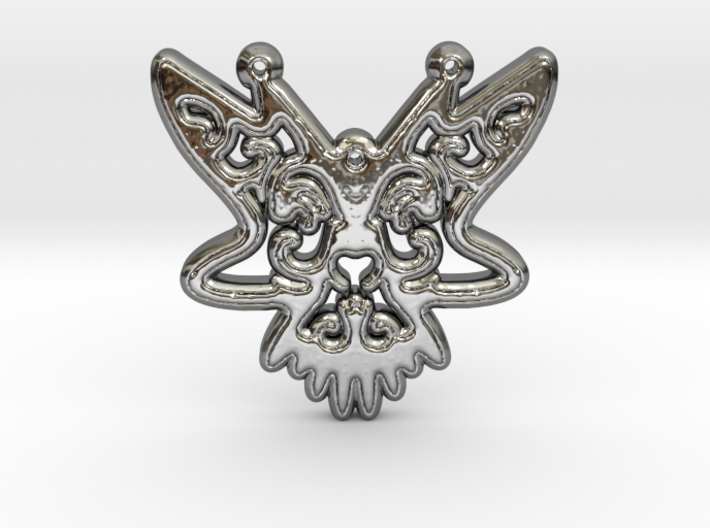 ButterFly Pendant 3d printed