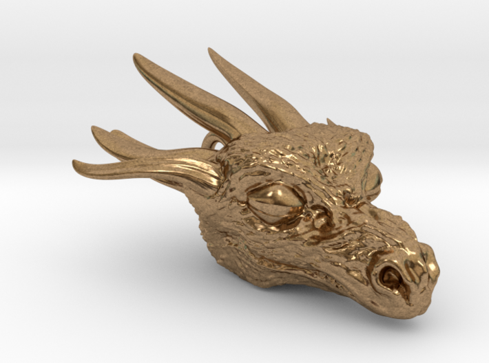 Dragon head pendant 3d printed