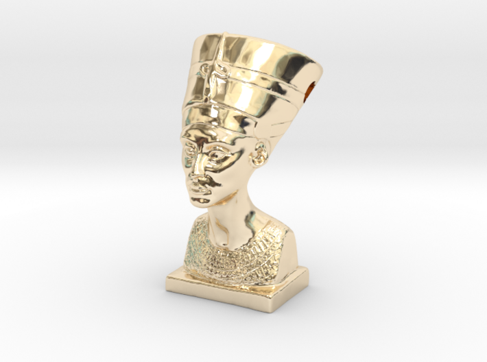 Nefertitti pendant 3d printed