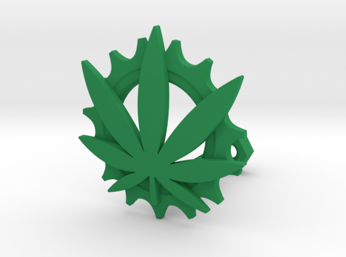 Cannabis & Gear 3d printed 