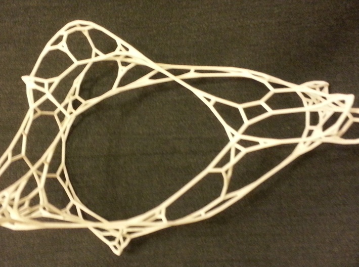Self-Intersecting Fractal Network 3d printed