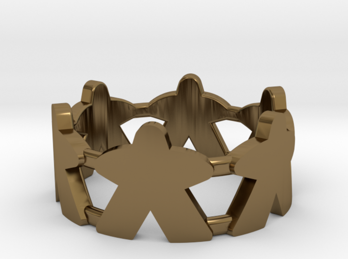 Meeple ring, several sizes 3d printed