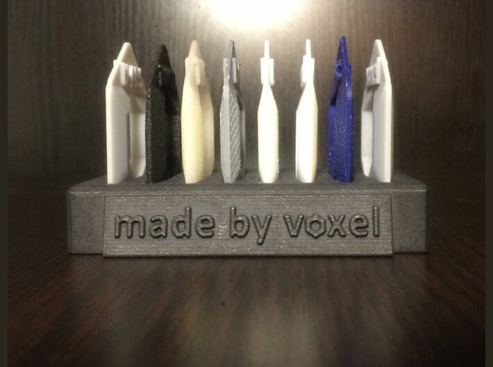 Voxel Material Sample - ALL MATERIALS 3d printed 