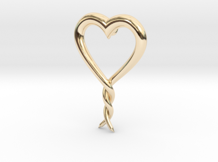 Twisted Heart 2 3d printed