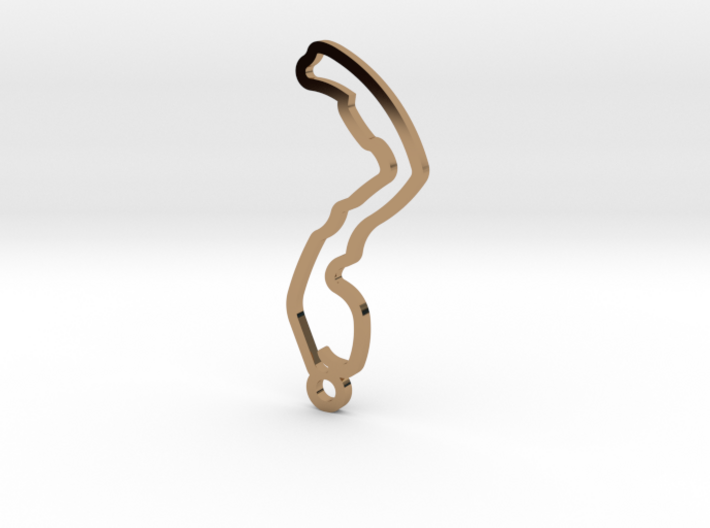 Circuit De Monaco Key Chain 3d printed