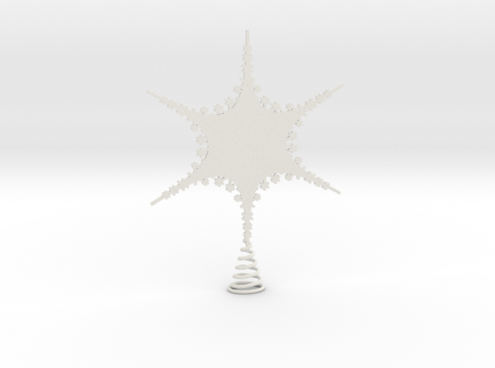 Sparkle Snow Star 2 - Fractal Tree - S 3d printed