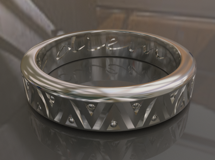 Carpe Diem Ring - Size 9 3d printed