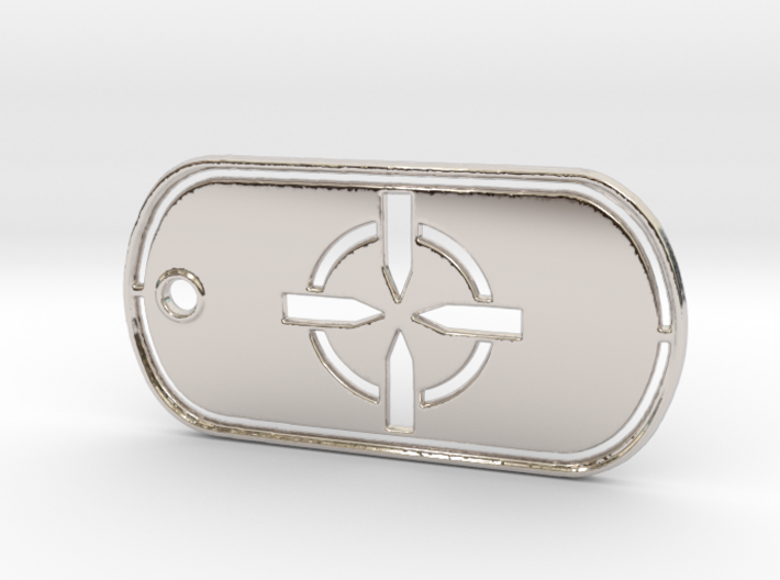 Battelfield 4 Ultimate Recon Dog Tag 3d printed