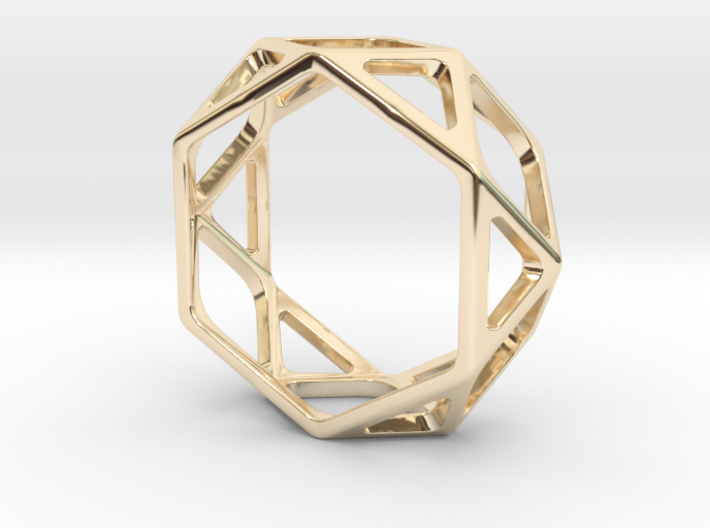 Structural Ring size 10 (multiple sizes) 3d printed