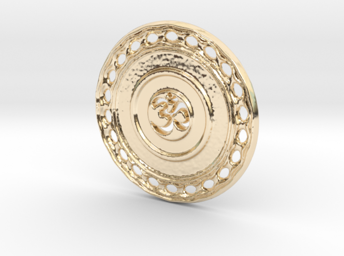 OM Particle Coin 3d printed