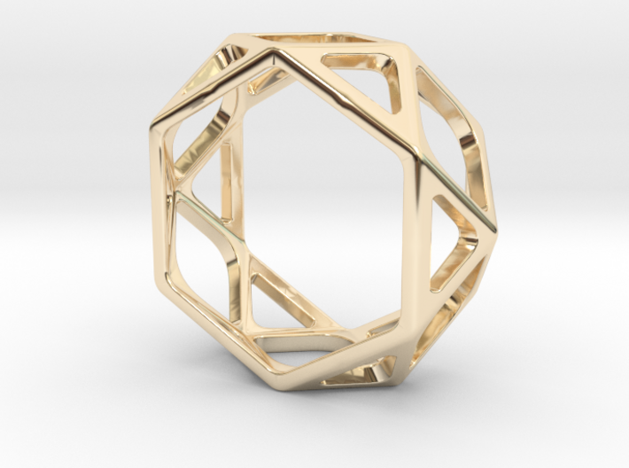 Structural Ring size 7,5 3d printed