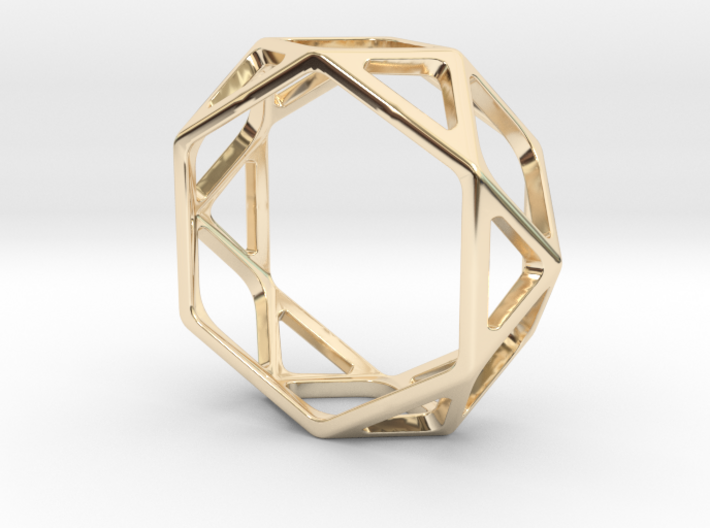 Structural Ring size 10,5 3d printed