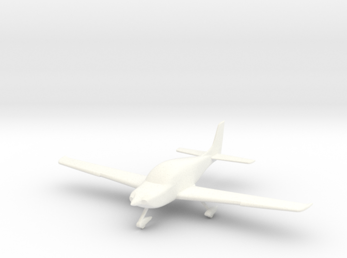 Cirrus SR22 Aircraft in 1/96 scale 3d printed