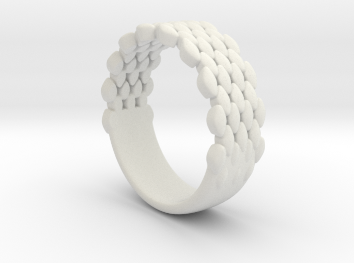 Dragon Tears Ring - (US Size 14) 3d printed