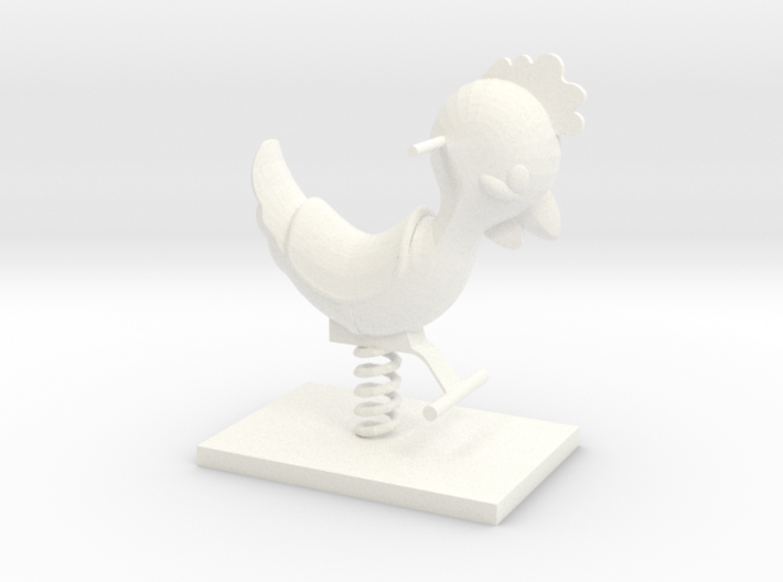 Playground chicken 3d printed