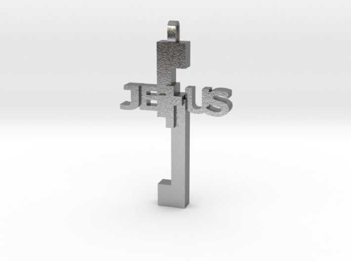 Jesus Pendant 3d printed