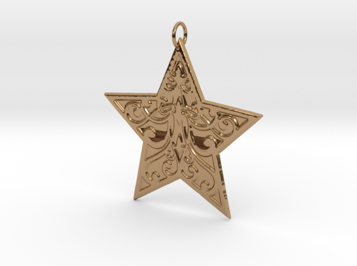 Christmas Star Ornament 3d printed