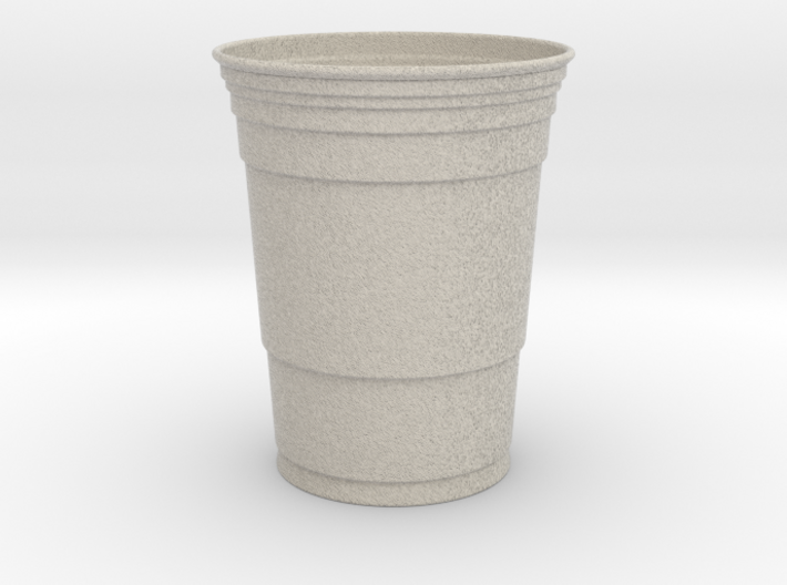 Giant Red Solo Cup 3d printed