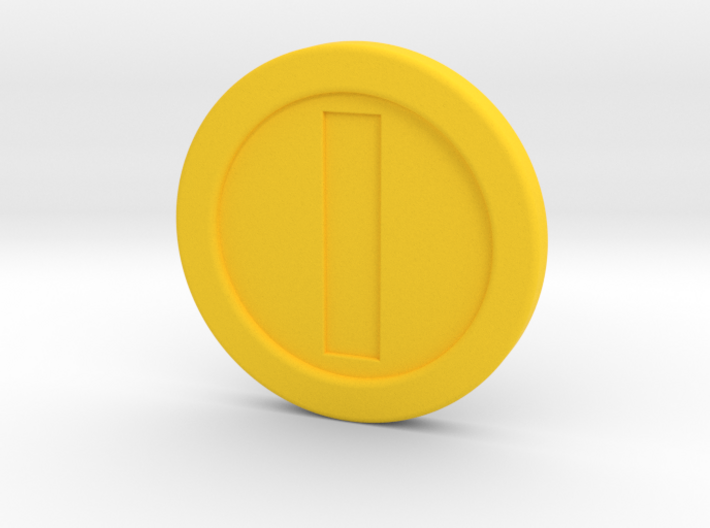 Mario Coin 3d printed 