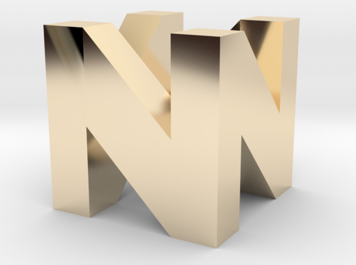 N64 Logo 3d printed