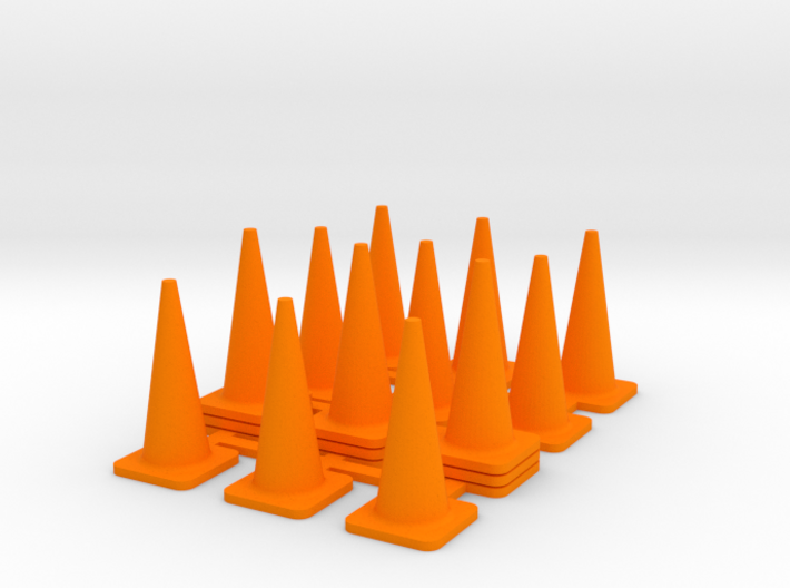 1/50 Traffic Cones 3d printed 