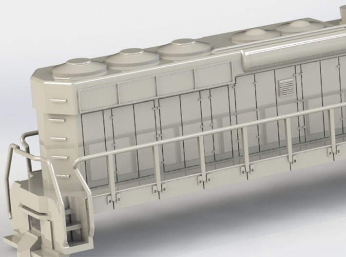 EMD SD24 OOScale WithoutFuelTank 3d printed 