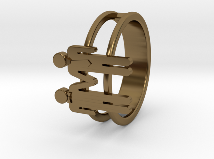 Love Collection Rings - Man and Man Ring 3d printed