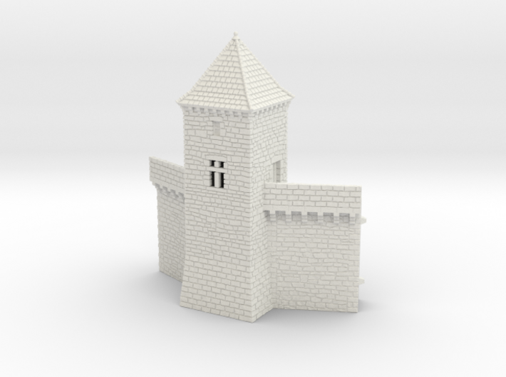 NF9 Modular fortified wall 3d printed