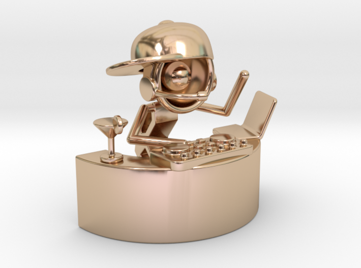 Lala as DJ , &quot;Somebody dance with me&quot; - DeskToys 3d printed