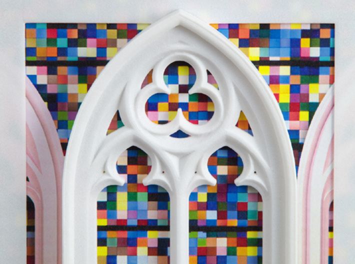 Gothic window  3d printed Frames and background pictures are not included!!