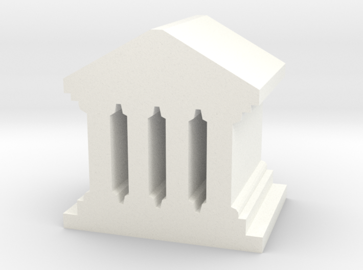 Game Piece, Roman Temple, Palace 3d printed