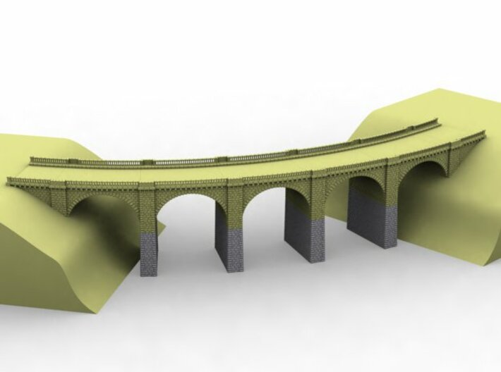 NV2M4 Modular viaduct 2 tracks 3d printed