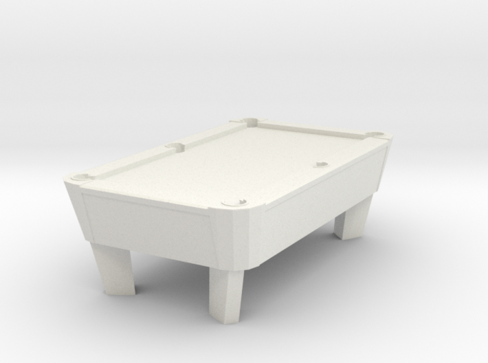 Pool Table - Qty (1) HO 87:1 Scale 3d printed