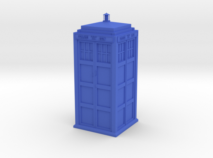 Doctor Who Tardis Fixed 3d printed