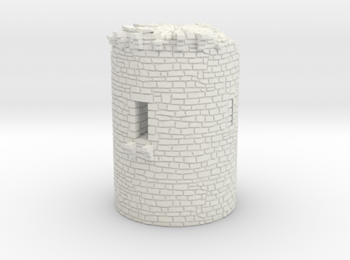 NF50 Ruined tower 3d printed 