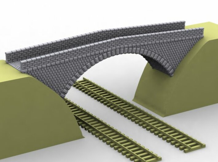 NPRT11 Road bridges over railway 3d printed
