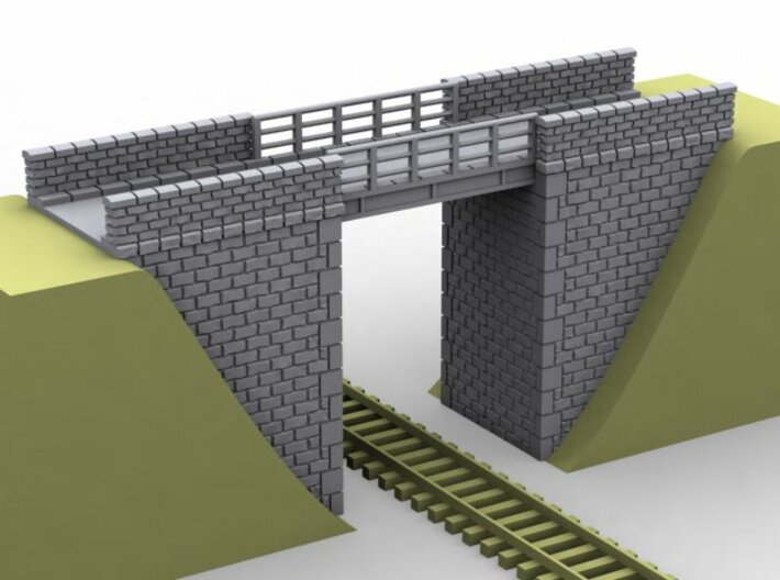 NPRT21 Road bridges over railway 3d printed