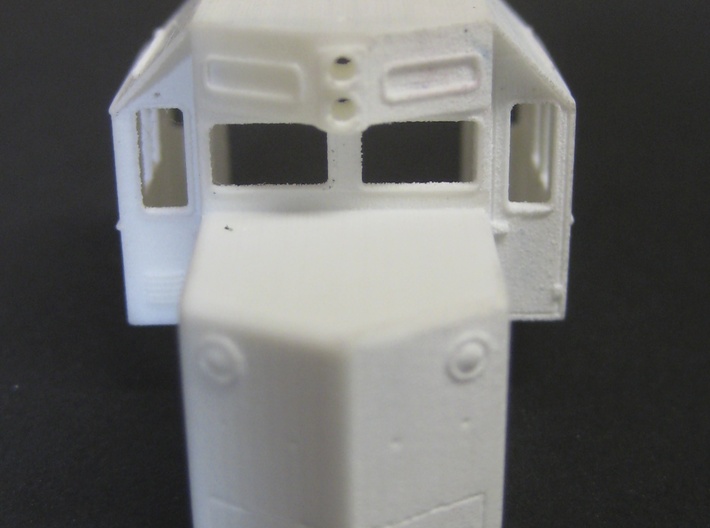 Reading N Scale SD45 Cab And Hood 3d printed 