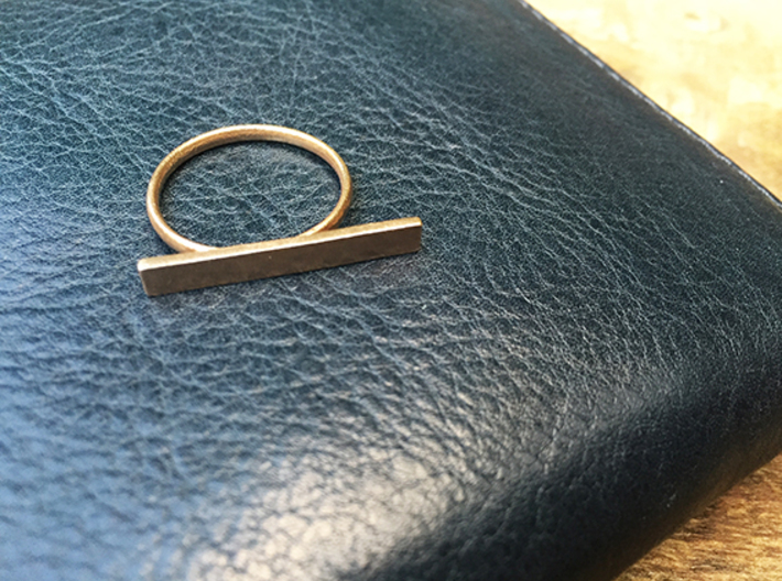 Customizable Space ring (Large) 3d printed 